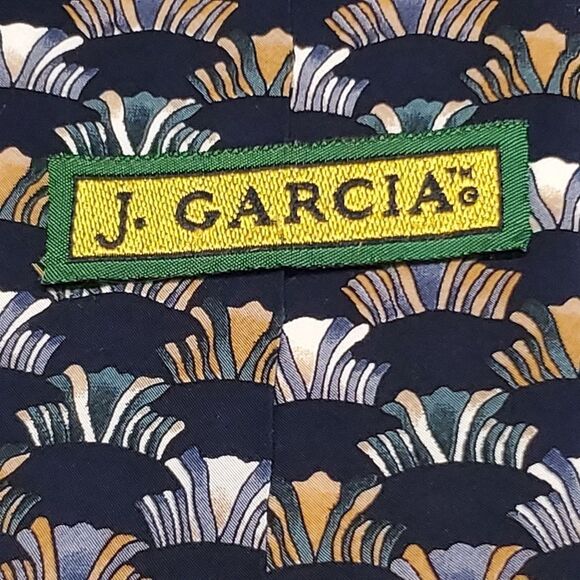 Jerry Garcia Vintage Men's Neck Tie, 100% Silk - 58" x 4" | EUC Grateful Dead - Picture 4 of 4